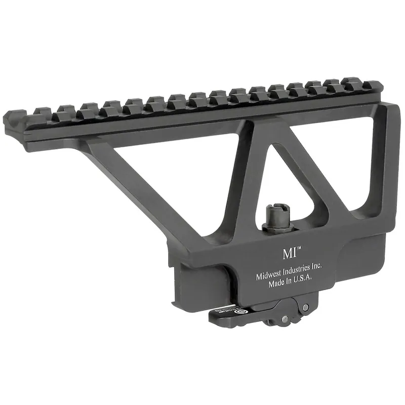 Midwest Quick Detach Picatinny-Style Scope Mount AK-47 AK-74 SR Matte