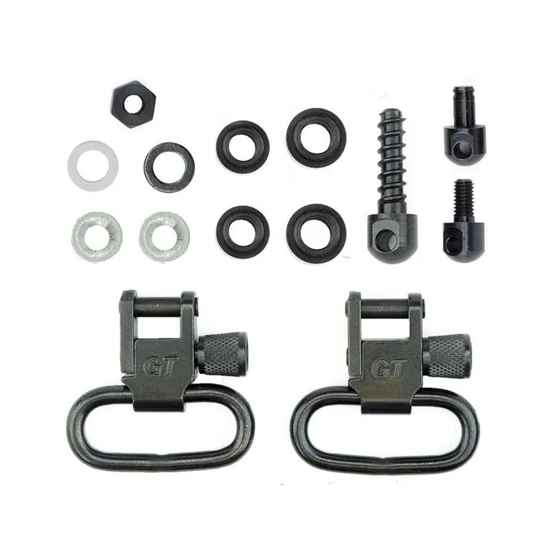 GrovTec Shotgun Locking Swivel Set For Most Pumps & Automatic Magazine Caps Steel Black