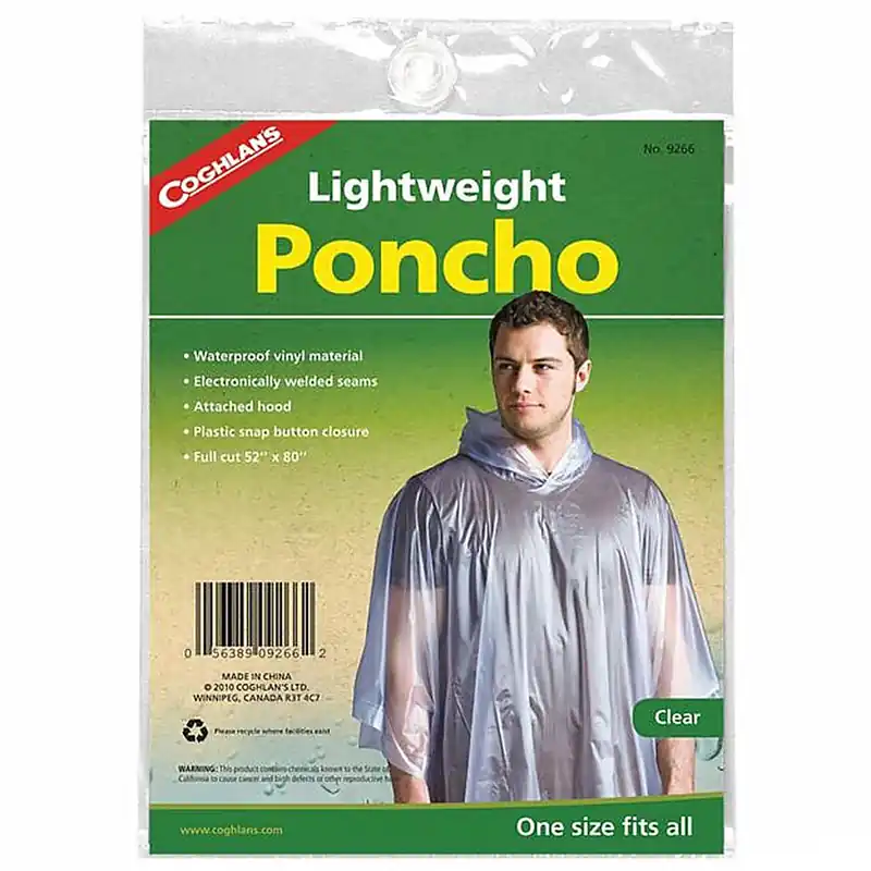 Coghlans Poncho Clear