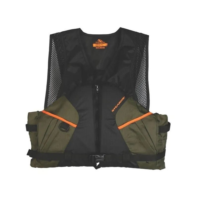 Stearns Pfd 2220 Cmft Fishing 2Xl Grn C004, Flotation