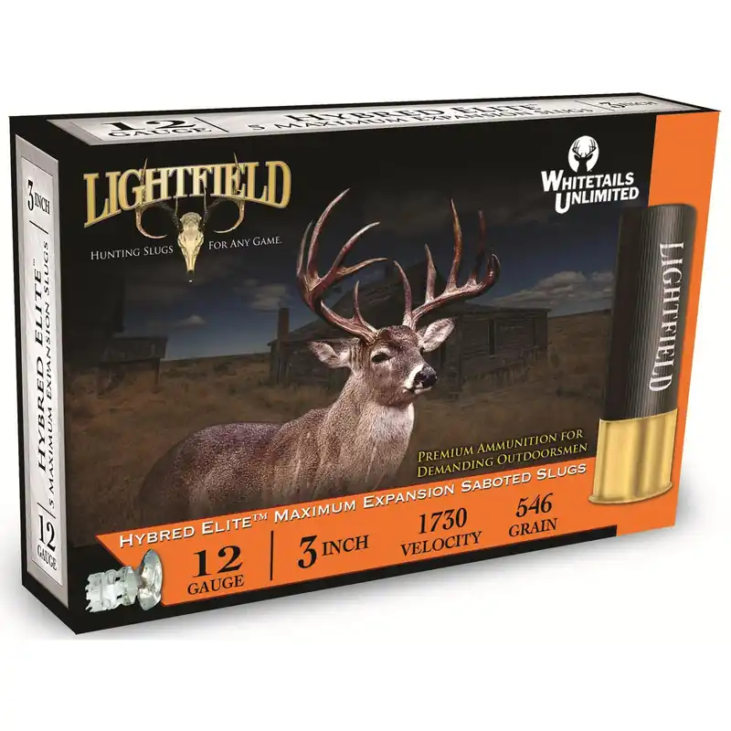 Lightfield Hybred-Elite LFE3-12 12 GA 3" 1-1/4oz Sabot Slug 5 Rounds