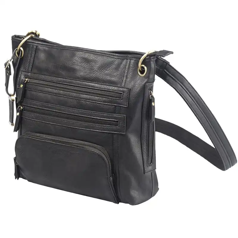 Bulldog Cross Body Concealed Carry Purse 14”x12”x3" AMBI BDP-038