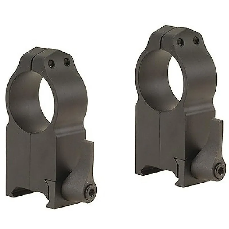 Warne 1" Maxima Quick-Detachable Weaver-Style Rings Matte Ultra High