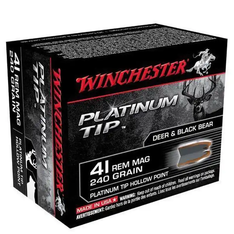 Winchester S41PTHP .41 Rem Mag 240GR Platnum HP 20 Rounds