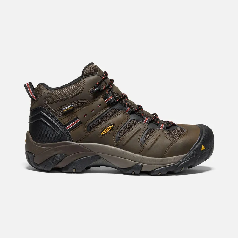 Keen 1022098 Men‘s Lansing Mid Waterproof (Steel Toe) Boots