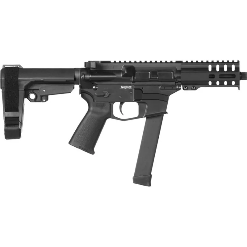 CMMG Banshee 300 MKGS Pistol 9mm Luger 5" Barrel 33-Round Graphite Black