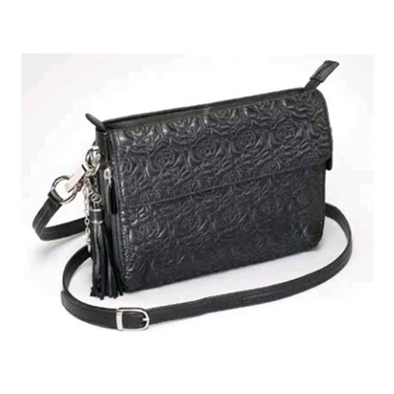 Gun Tote‘n Mamas Embroidered Lambskin Concealed-Carry Clutch