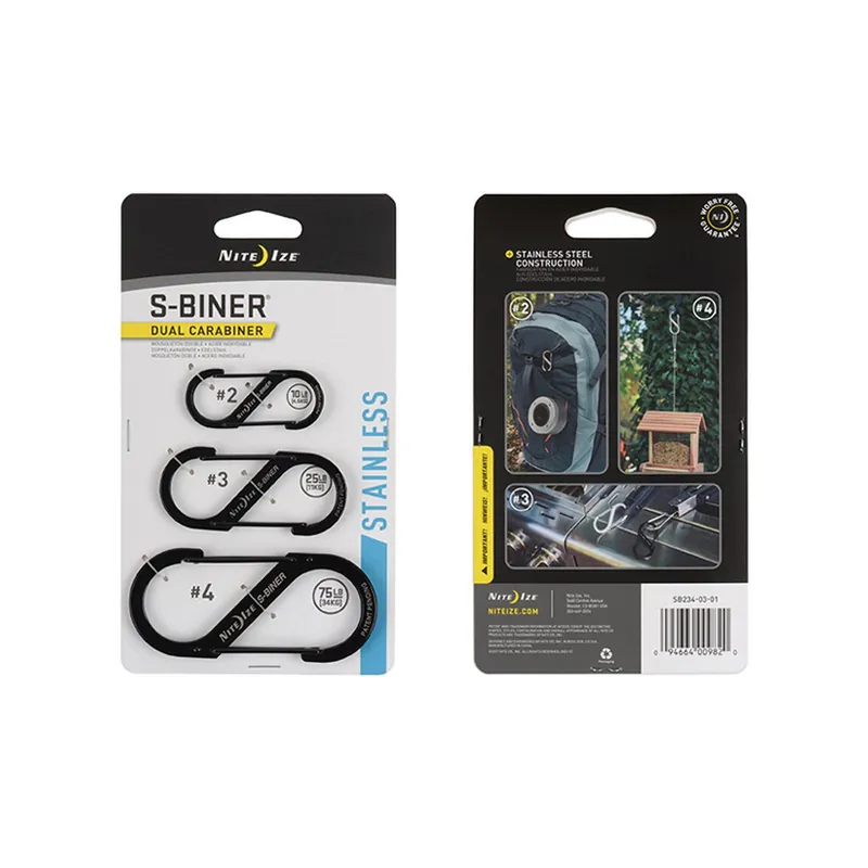 NITE IZE S-Biner Dual Carabiner 3 Pack
