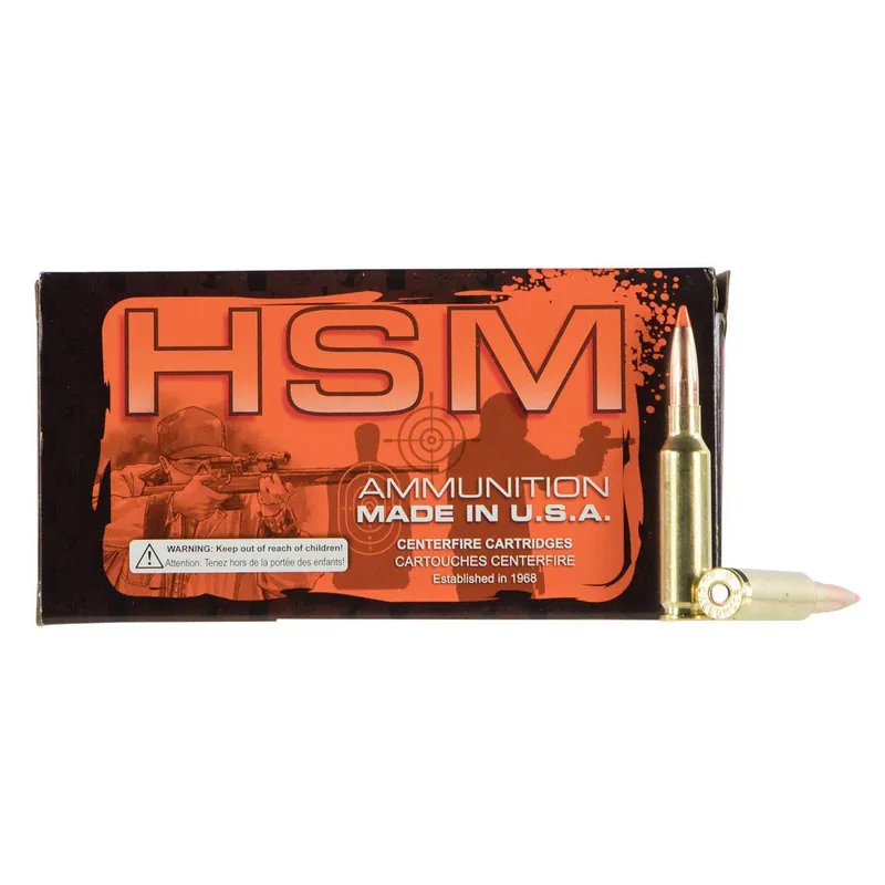 HSM 22332N Match 223 Rem 90 gr Sierra MatchKing BTHP 50 Per Box/ 20 Case