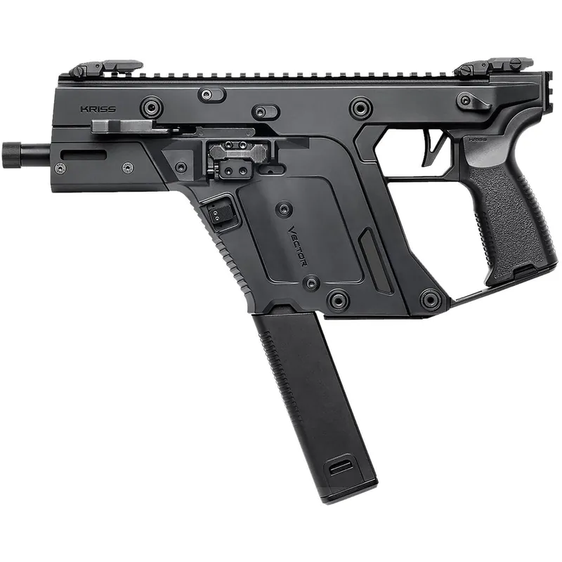 Kriss USA KV103PBL00 Vector SDP Gen3 10mm Auto 33+1 5.50" Black Nitride Threaded Barrel, M-LOK Handguard, Black Picatinny Rail Receiver & Rear, Black Polymer Grip, Ambidextrous, Glock Mag Compatible