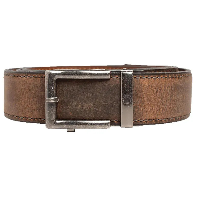 Team Nexbelt Operating PCS2234 EDC Crazy Horse Brown Leather 1.50" Wide