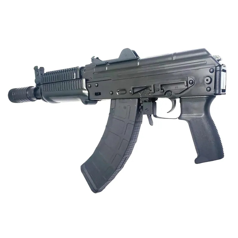 Riley Defense Inc RAK102KRINKWSF Krink 7.62x39mm 30+1 8.50" Black Nitride Threaded Barrel, Black Oxide Receiver, Black Polymer Grip
