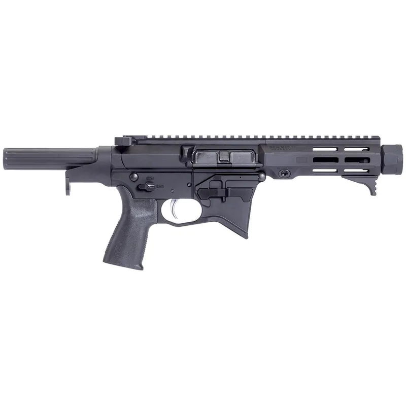 Maxim Defense MXM48172 CPS MD9 9mm Luger Caliber with 5.50" Barrel, Black Anodized Metal Finish, Black Maxim CQB Brace & Polymer Grip Right Hand