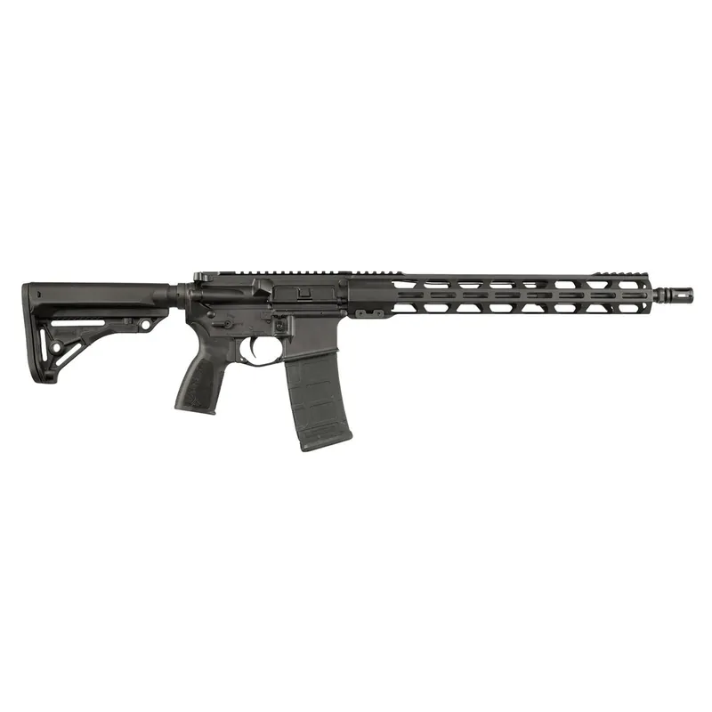 ZRO Delta 223WYZU0007 ZULU2 223 Wylde 30+1 16" Black Nitride Barrel, Black Cerakote Aluminum Receiver w/Picatinny Rail, M-LOK Handguard, Adjustable Thril Black Polymer Stock, Black A2 Grip
