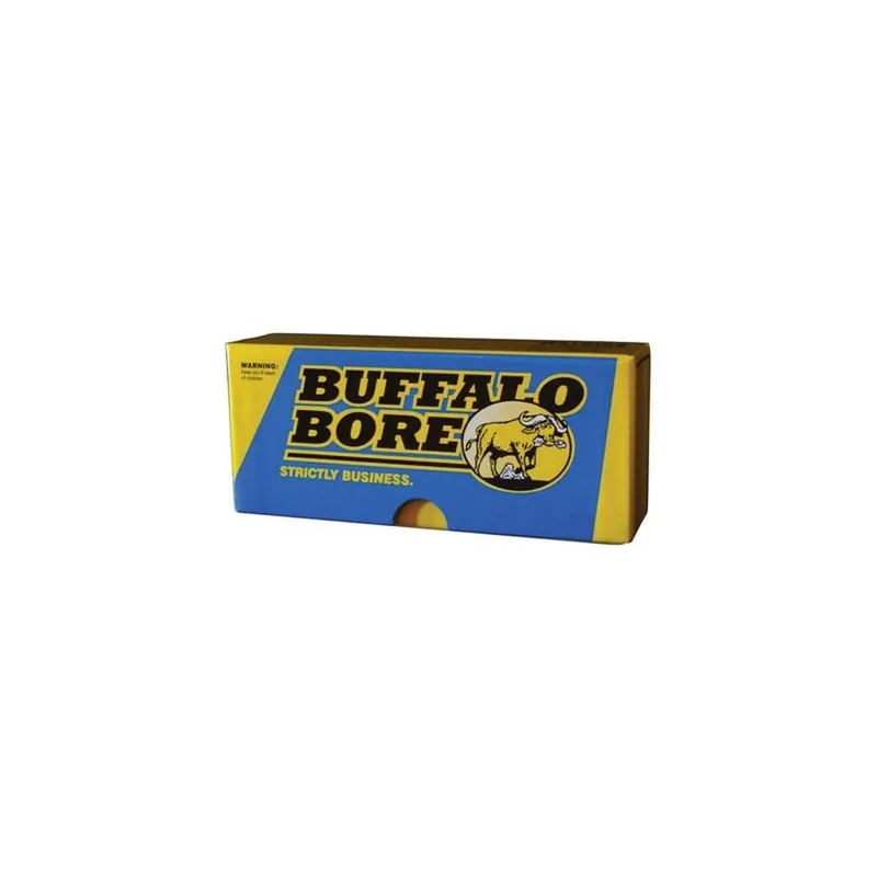 Buffalo Bore Ammunition 42A20 Premium Supercharged Strictly Business 35Whelen 225gr Spitzer Boat Tail 20 Per Box/12 Case