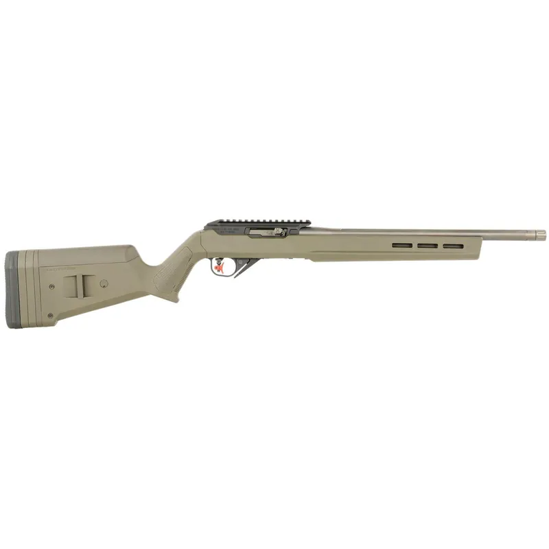 True Precision Inc TP1022GRNBLSSA TP/22 22 LR 16" Match Grade Barrel, Picatinny Rail Aluminum Receiver, M-LOK Forend, Magpul Hunter X-22 Polymer Stock