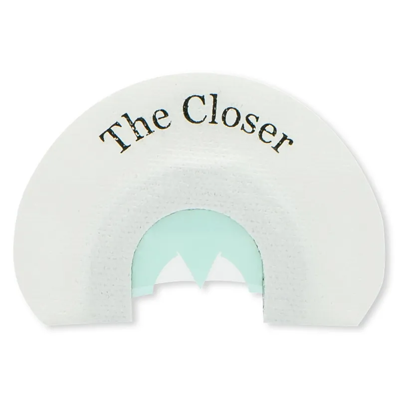 Rolling Thunder Game Call TC010-CL The Closer Diaphragm Call 2 Reed Bat Wing Cut Attracts Turkey Species