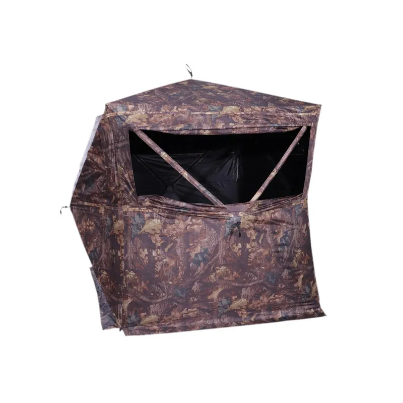 HME Executioner 3-Person Hub Ground Blind 75" X 75" X 67" Camo