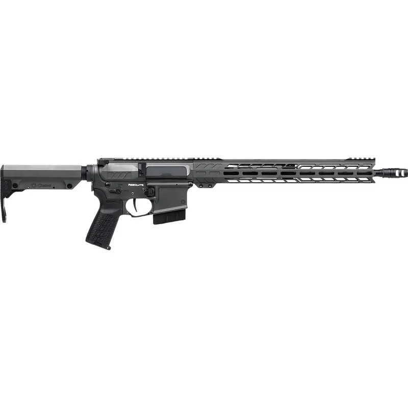 CMMG 34A120FTNG Resolute MK4 338 ARC 10+1 16.10" Black Nitride Threaded Barrel, Tungsten Cerakote Aluminum Receiver w/Picatinny Rail, M-LOK Handguard, Tungsten Polymer CMMG Ripstock, CMMG Zeroed Grip