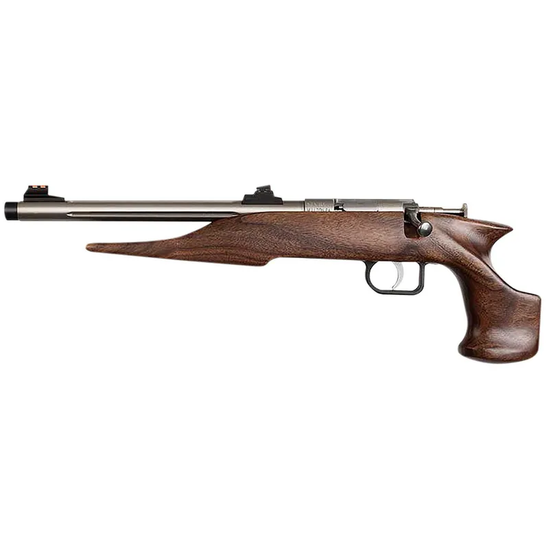 Chipmunk 40101 Hunter Youth Frame 22 S/L/LR Single Shot 9" Threaded Stainless Steel Barrel, Walnut Frame, EZ Loader