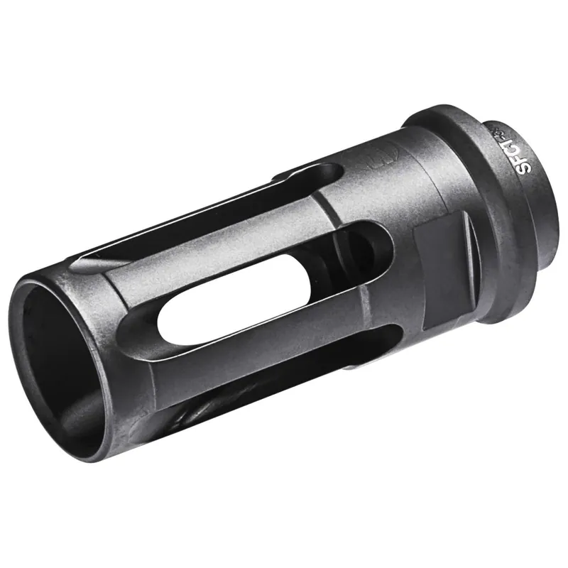 SureFire SFCT5561228 Closed-Tine Flash Hider Black DLC Stainless Steel with 1/2"-28 tpi Threads & 2.30" OAL for 5.56x45mm NATO AR-15
