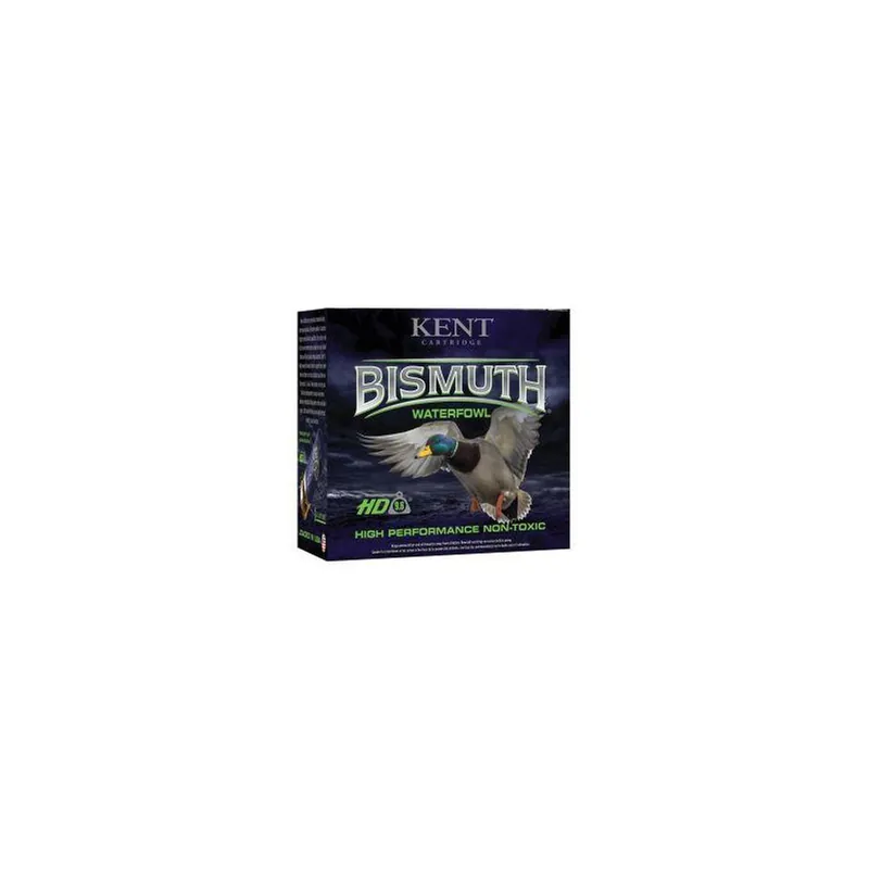 Kent Cartridge B203W285 Bismuth Waterfowl 20 Gauge 3" 1 oz Bismuth 5 Shot 25 Per Box/ 10 Case