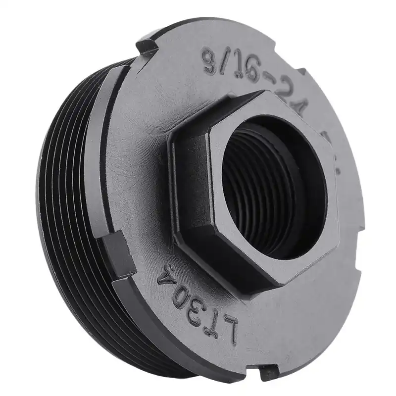 Dead Air LT301 HUB Direct Thread Mount 1/2"x28 4140 HT Alloy Steel Black