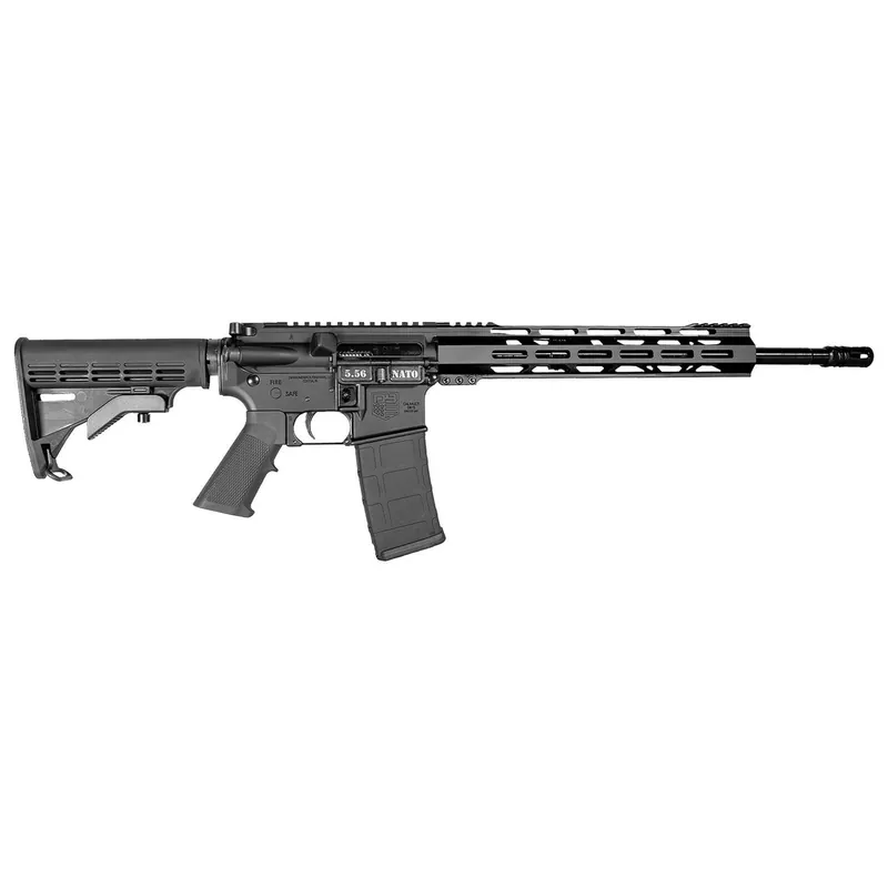 Diamondback DB175AK003 DB15 5.56 NATO 30+1 Black Nitride Black Hardcoat Anodize Aluminum Receiver, 12" M-LOK Handguard, Black A2 Grip