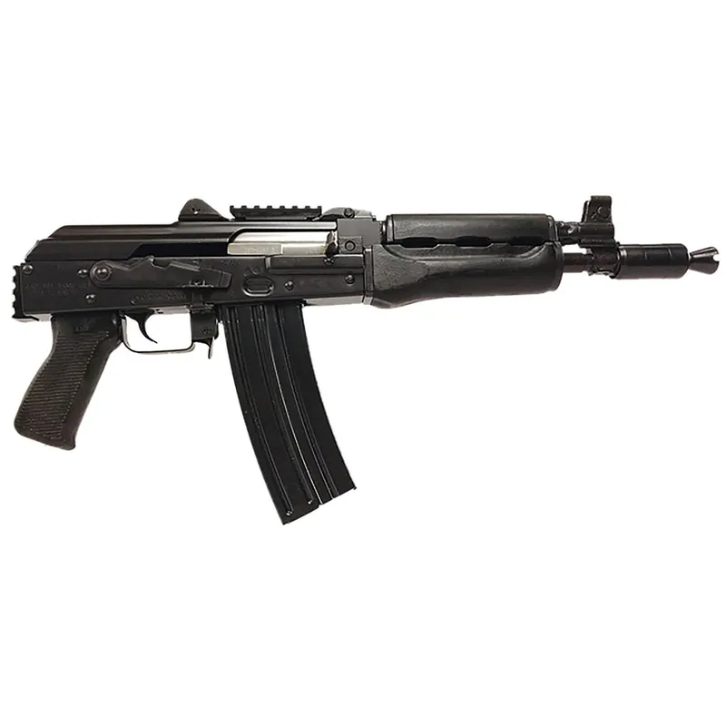 Zastava Arms Usa ZP85556PA ZPAP 85 5.56x45mm NATO 30+1 10" Black, Polymer Grip, Dark Wood Handgaurd, Stock Adapter, Muzzle Brake