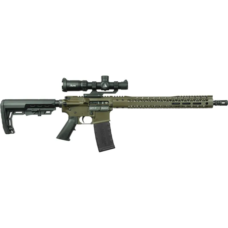 Black Rain Ordnance BROROTROPT01 w/Optic 223 Rem/5.56 NATO 16"