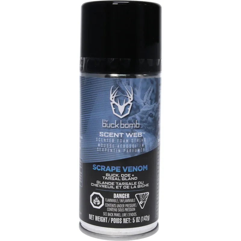 The Buck Bomb HSBBSWSCRPVEN Buck Bomb Scrape Venom Deer 5oz Aerosol