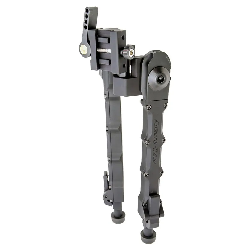 Accu-Tac SRBG200 SR-5 G2 Bipod 6.25"-10.75" Adjustment Black Hardcoat Anodized 6061-T6 Aluminum