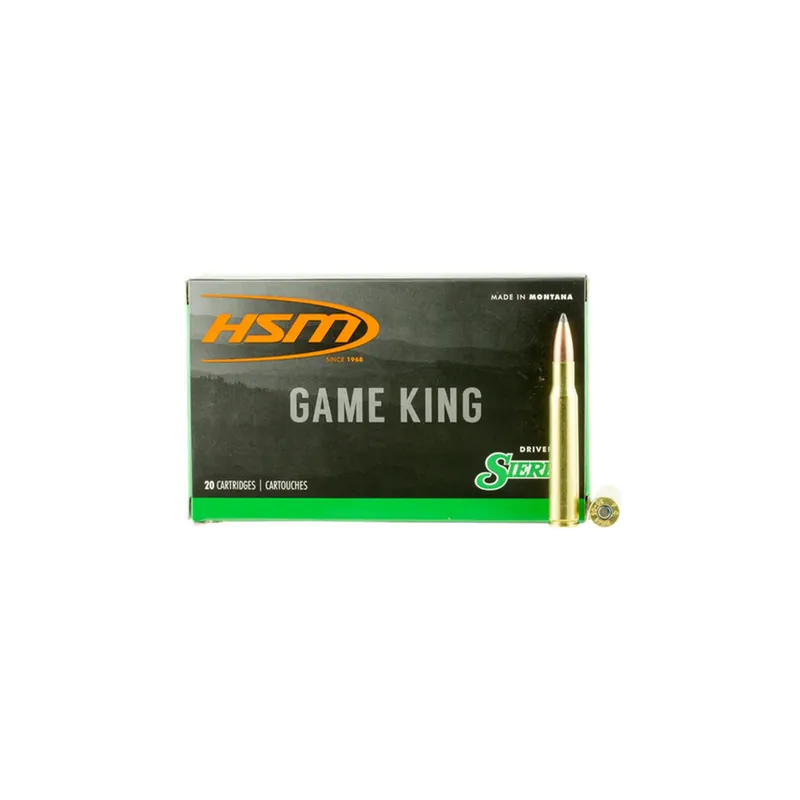 HSM 300RUM11N Game King 300 RUM 150 gr Sierra GameKing Spitzer Boat Tail 20 Per Box/ 20 Case