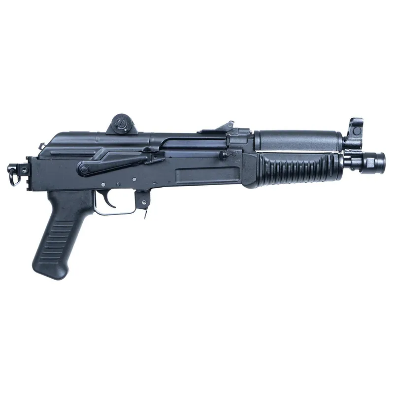 Arsenal SAM7K44 SAM7K 7.62x39mm 5+1 8.50" Black Steel Threaded Barrel, Black Aluminum Forged & Milled Receiver, Black Polymer Grips