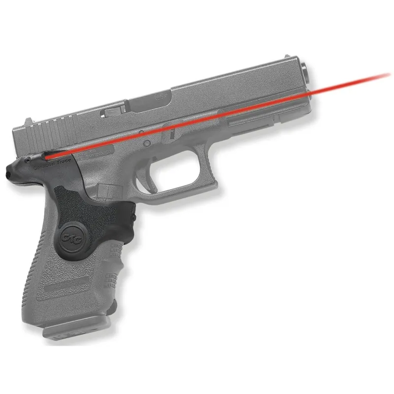 Crimson Trace 0124301 Lasergrips Compatible w/Glock Gen3 17/17L/19/22/23/31/32/34/35/37/38,Red Laser Black Polymer