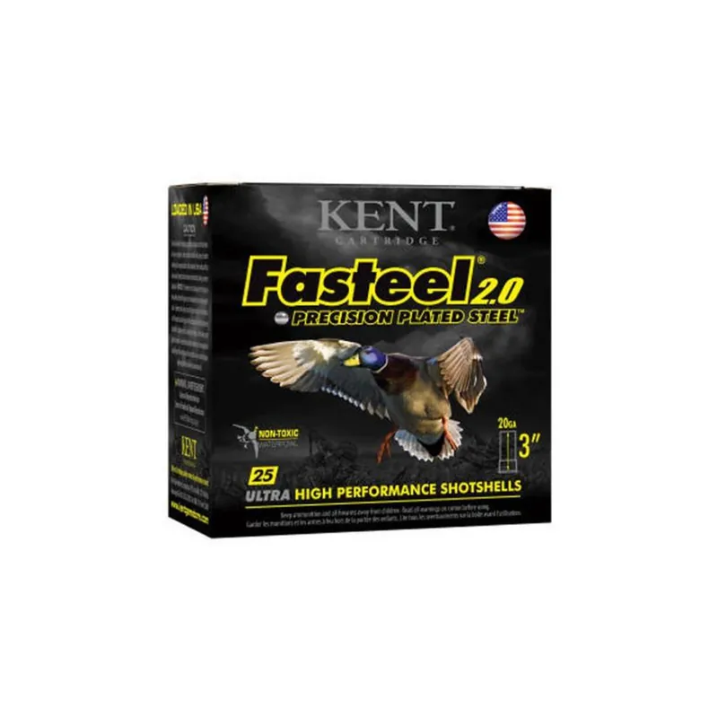 Kent Cartridge K203FS243 Fasteel 2.0 20 Gauge 3" 7/8 oz 3 Shot 25 Per Box/ 10 Case