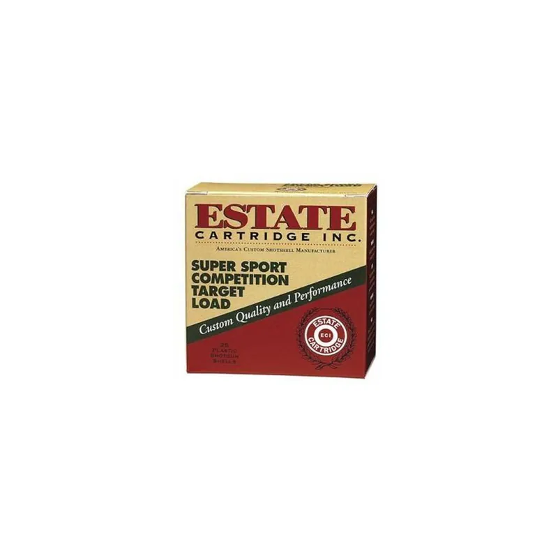 Estate Cartridge SS12L18 Super Sport Competition Target 12Gauge 2.75" 1oz 8Shot 25 Per Box/10 Case