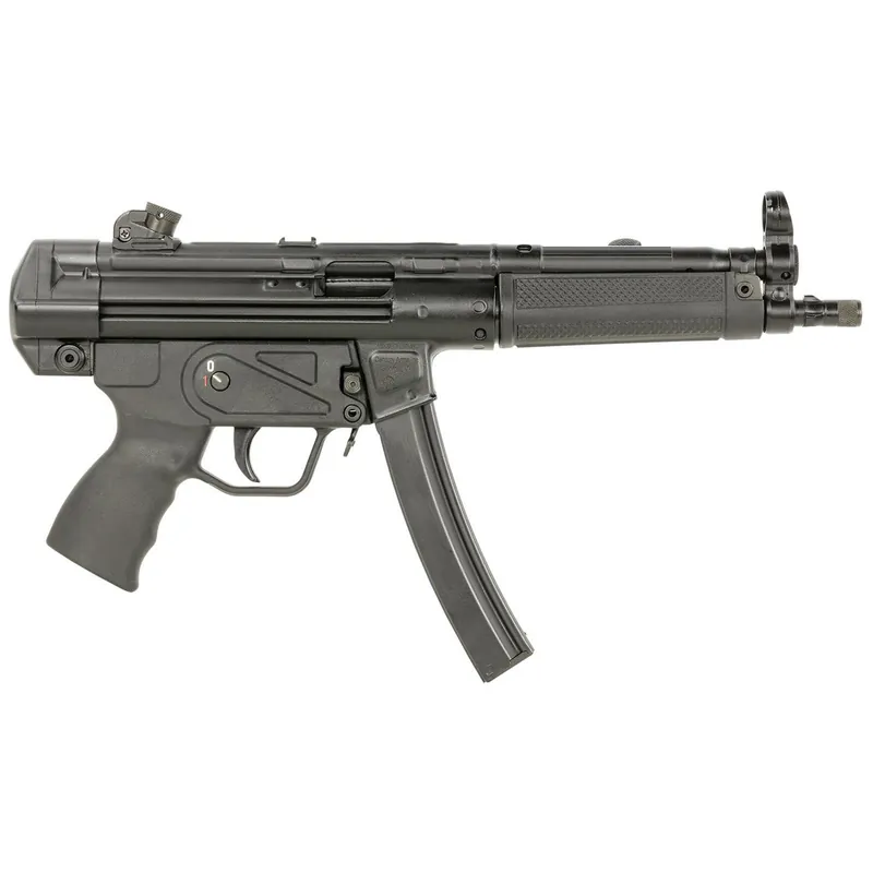 Century Arms HG6034ALN AP5 CORE 9mm Luger 30+1 8.90" Threaded Barrel, Black, Stamped Metal Rec, Fixed Front/Drum Rear Sights, Includes Sling (1 Mag)