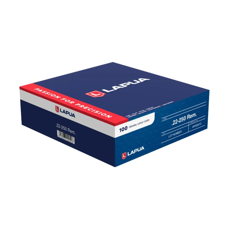 Berger Bullets 4PH5001C Unprimed Cases 22-250 Rem Rifle Brass 100/Box