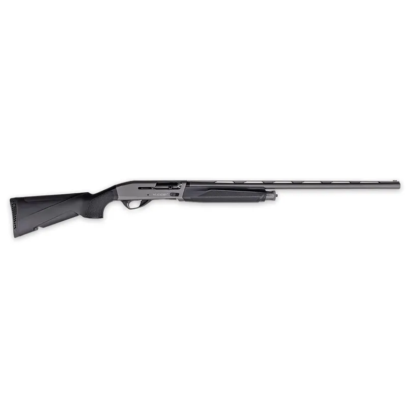 Weatherby ET21228PGM Element II 12 Gauge 3" 2+1 28" Tungsten Cerakote Vent Rib Barrel & Receiver, Adj Shim Black Synthetic Stock