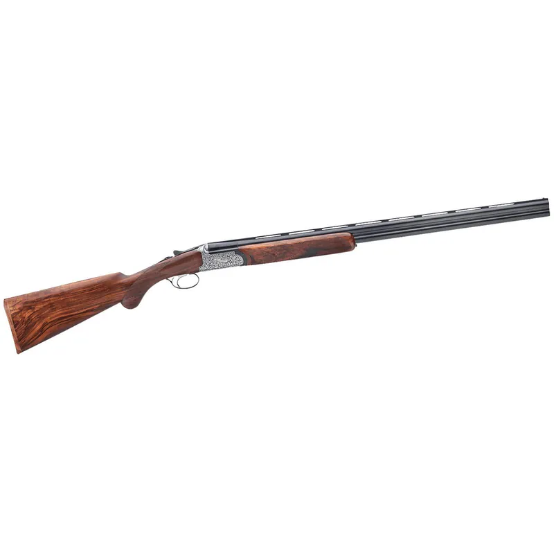Rizzini USA 41012829 Round Body EM Full Size 28 Gauge Break Action 2rd 29" Vent Rib Barrel, Coin Anodized Silver Receiver, Fixed w/Prince of Whales Grip Grade III Turkish Walnut Stock