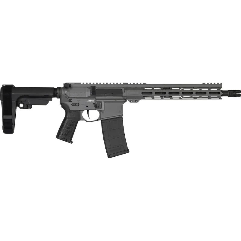 CMMG 30AB20FTNG Banshee MK4 300 Blackout 30+1 12.50" Black Nitride Medium Taper Threaded Barrel, EML 7" M-LOK Handguards, Tungsten Cerakote Aluminum Picatinny Rail Receiver, CMMG Zeroed Grips
