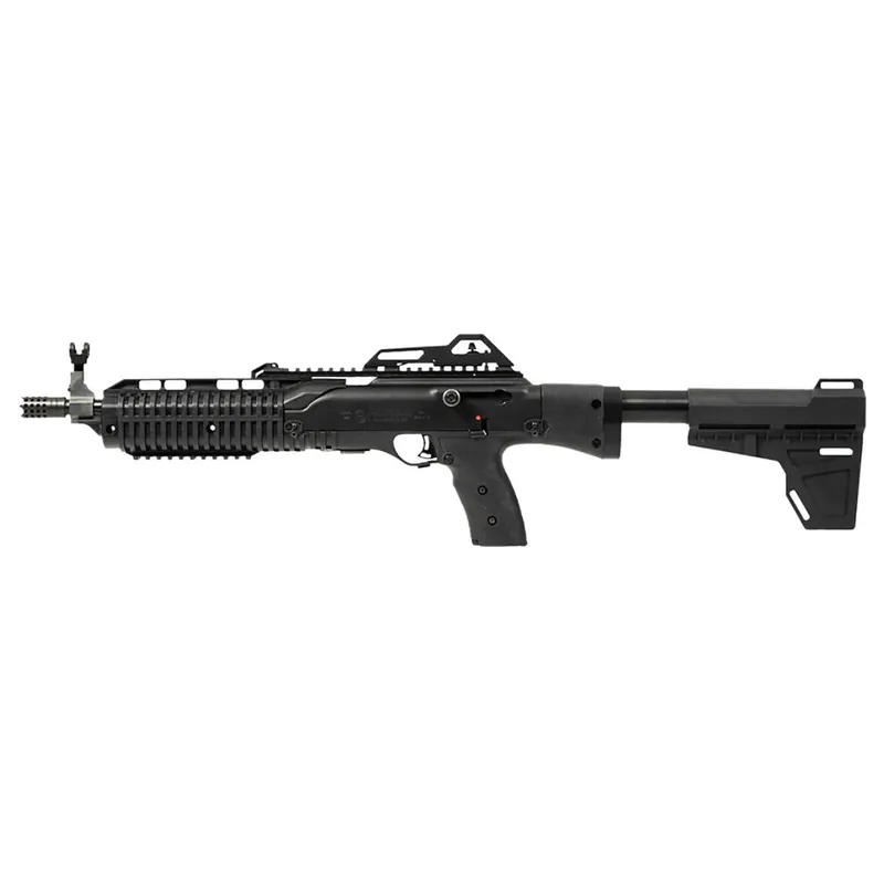 Hi-Point 1095PBRACE 1095P 10mm Auto 10+1 13.25" Black Threaded Barrel, Black Powdercoat Polymer Receiver w/Picatinny Rail, Picatinny Rail Forend, Black Pistol Brace, Black Plastic Grip