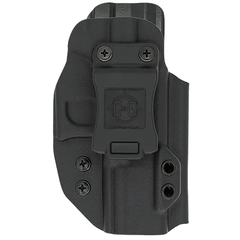 C&G Holsters 1864100 Covert IWB Black Kydex Belt Clip Fits 1911 3.5" Right Hand
