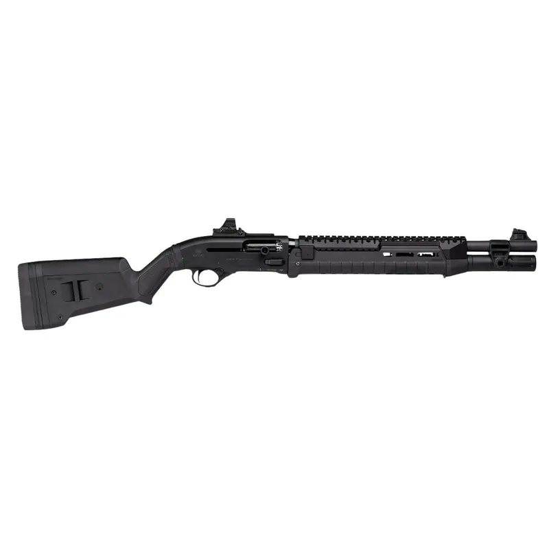 Langdon Tactical Tech LTT1301HZFRMBLK Beretta 1301 3" 7+1 18.50" Black Oxide Heat Shield Barrel, Black Aluminum Receiver, Black Magpul Polymer Stock, Modified Magpul Zhukov Forend