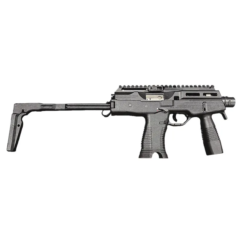 B&T Firearms BTTP9PROUSPISTOL9mm Luger 30+1 5.10" Black Hardcoat Anodize Polymer Receiver w/ Picatinny Rail, M-LOK Handguard, Black Grip Ambidextrous,