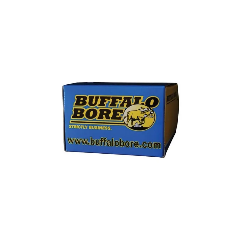 Buffalo Bore Ammunition 7A20 Personal Defense Strictly Business 454Casull 325gr Lead Flat Nose 20 Per Box/12 Case