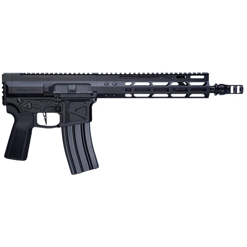 Global Ordnance LLC 197892003230 Monolith 15P 5.56x45mm NATO 30+1 12.50" Black Mono Barrel, M-LOK Handguard, Black Aluminum Picatinny Rail Receiver, Rear Picatinny Rail, B5 P-Grip 23 Grip