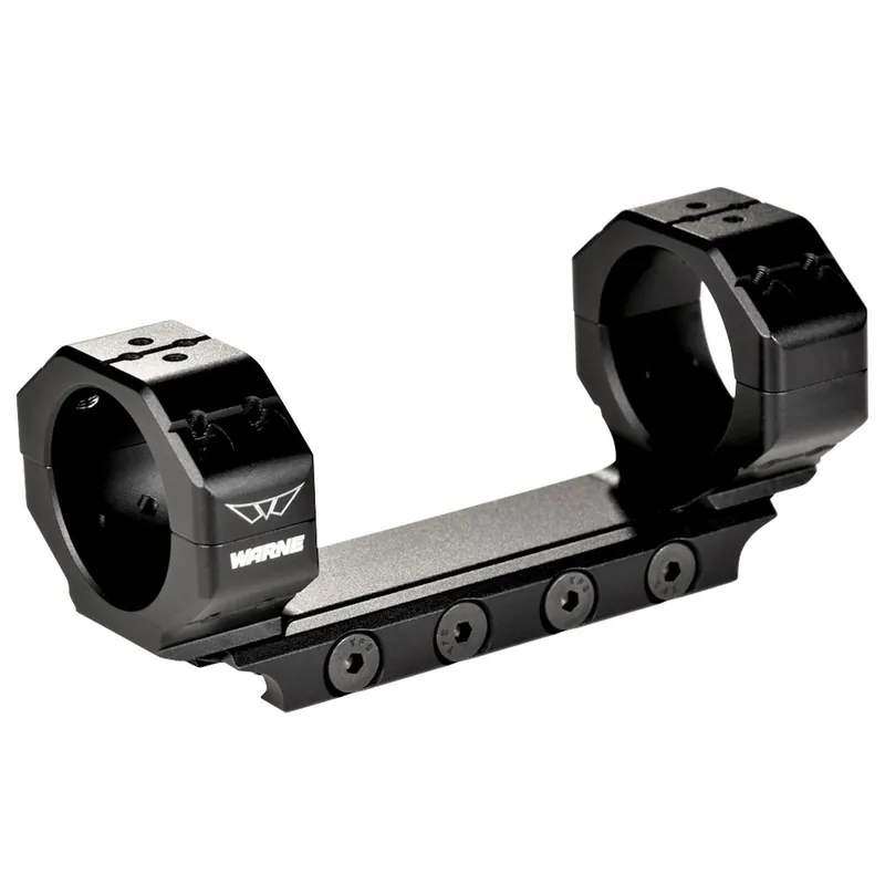 Warne 7841M Precision Mount Scope Mount/Ring Combo Black Anodized 35mm 0 MOA