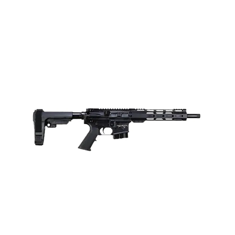 Alexander Arms PHI65ST Highlander 6.5 Grendel 10+1 11" Black Fluted Threaded Barrel, Black Anodized Picatinny Rail Receiver, Polymer SBA Tactical Brace, Black A2 Grip